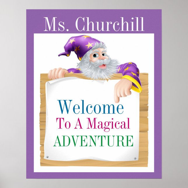 Poster de magia do professor - SRF (Frente)