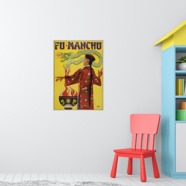 Poster de Magia Vintage, Mágico Fu-Manchu | Zazzle Brasil