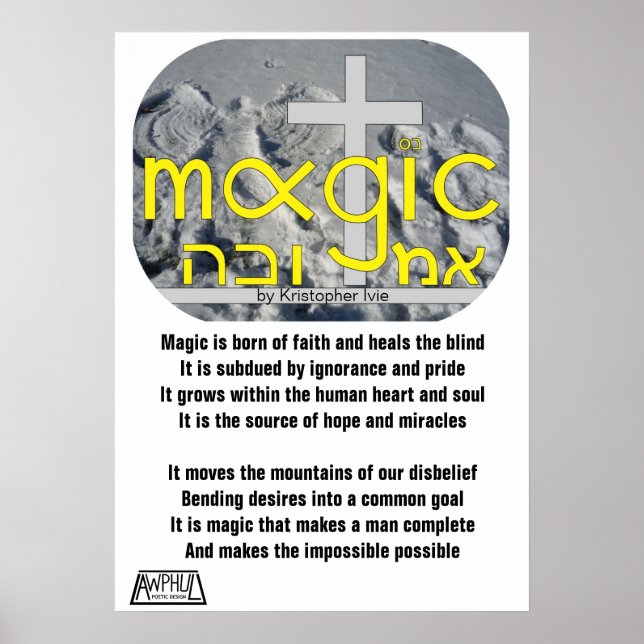 Poster de Mágica de inverno (Frente)