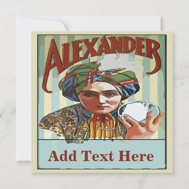 Poster de mago Vintage (Frente)