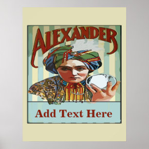 Poster de mago Vintage