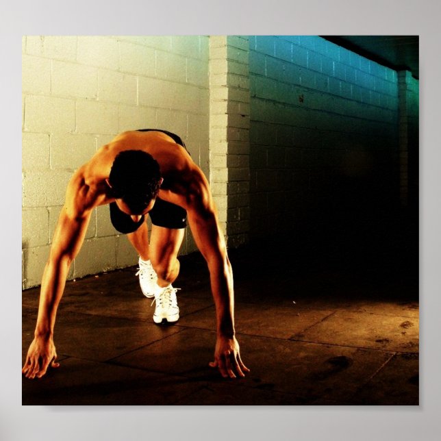 poster de malhação de pré-esforço (Frente)