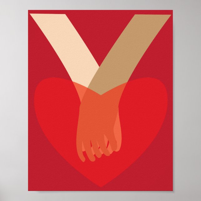 Poster De mãos dadas (Frente)