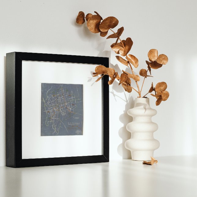 poster de Mapa do Condado de Lincoln 1950 (Criador carregado)