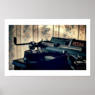 Poster de Máquina de Digitalização Vintage