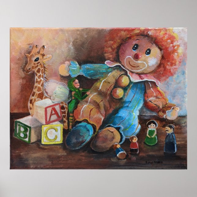 Poster de máquinas e brinquedos (Frente)