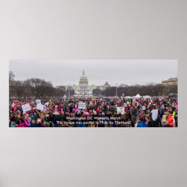 Poster de março de 2017 da Washington DC Women