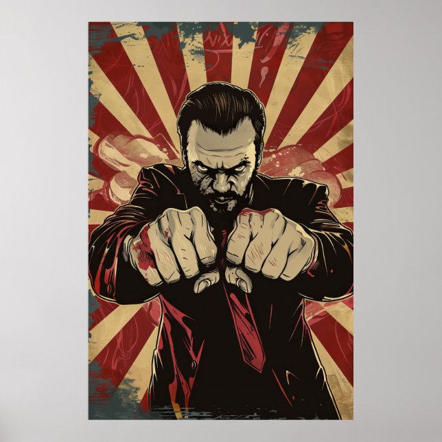 Poster de Marketing de de Suspensa de Ação Surpree (Frente)