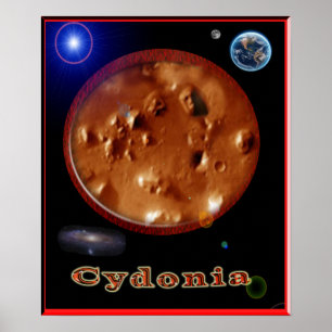 Poster de Marte do Cydonia