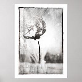 poster de máscara de impressão leopardo