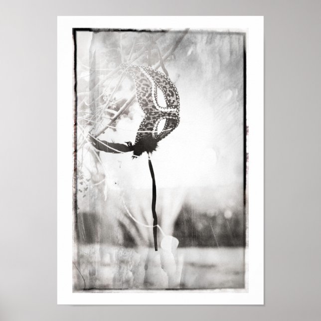 poster de máscara de impressão leopardo (Frente)