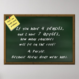 Poster de Matemática - Como Vejo Problemas de Pala