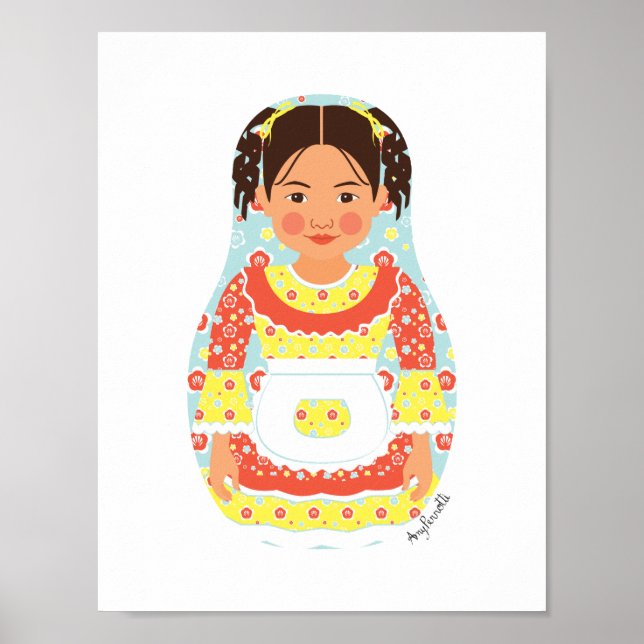 Poster de Matryoshka chileno (Frente)