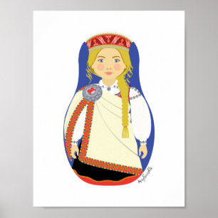 Poster de Matryoshka Loira Letã