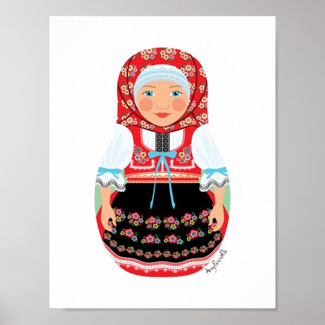 Poster de Matryoshka Tcheco (Frente)
