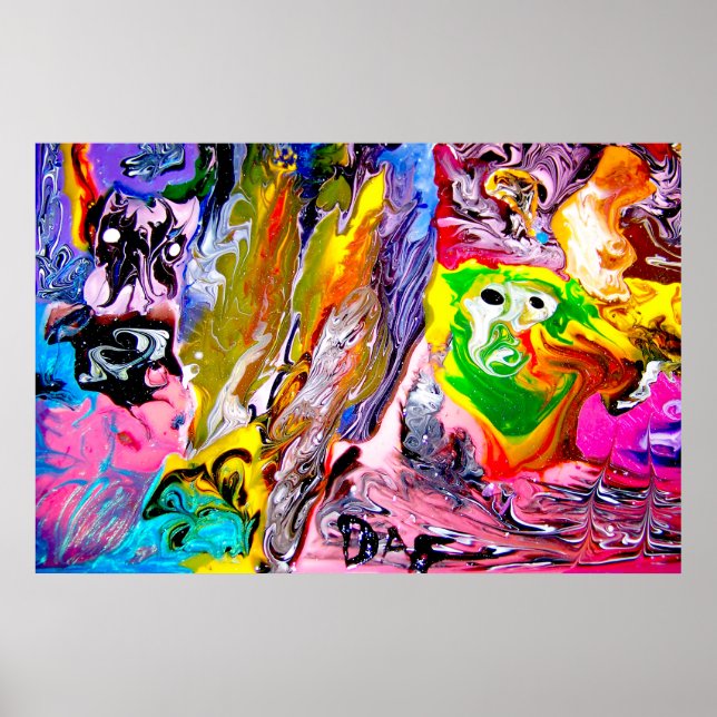 poster DE MATTA ART COLORIDA DE 36" x 24" (Frente)