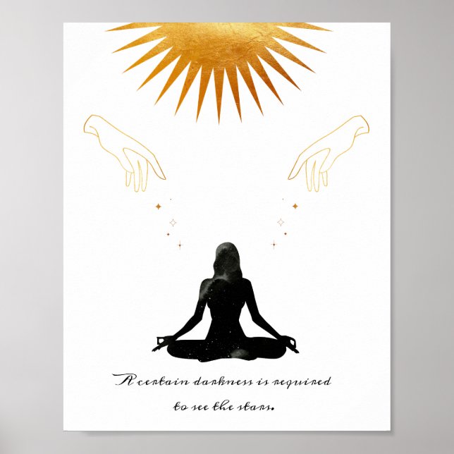 Poster de Meditação (Frente)