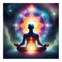 Poster de Meditação Espiritual