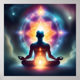 Poster de Meditação Espiritual