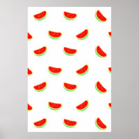 Poster de melancia, poster de fruta, fruta tropica