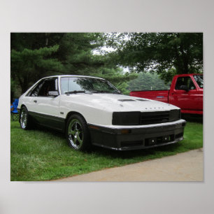 poster de Mercury Capri dos anos 80