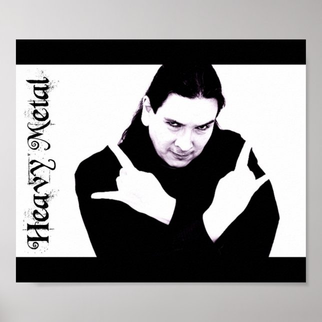 Poster de Metal Pesado (Frente)