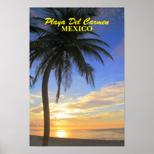 Poster de México do Playa del Carmen do nascer do