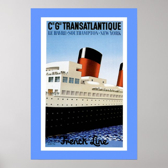 Poster de Midships da Linha Francesa (Frente)