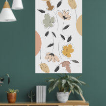 Poster de Minimalista Floral