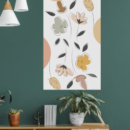 Poster de Minimalista Floral