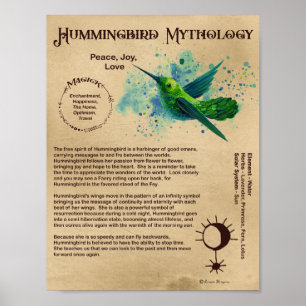 POSTER DE MITOLOGIA HUMMINGBIRD