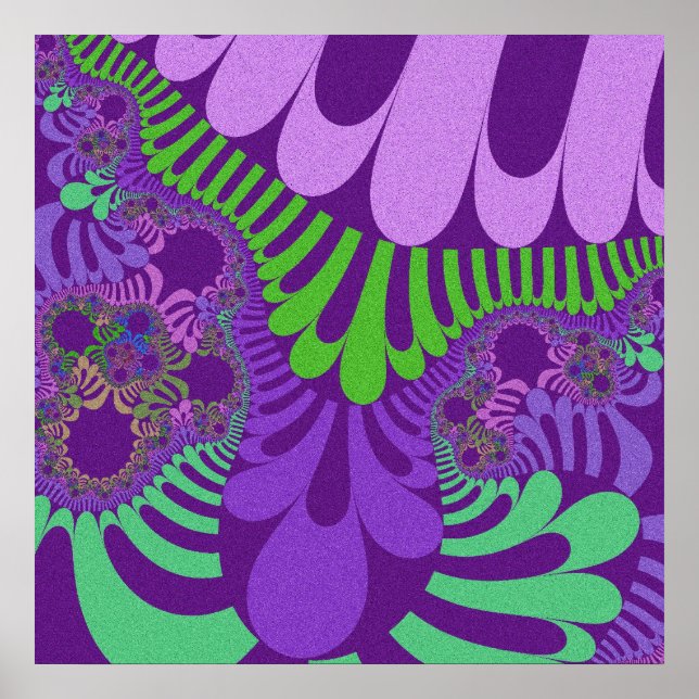 Poster de Mod Verde Roxo (Frente)