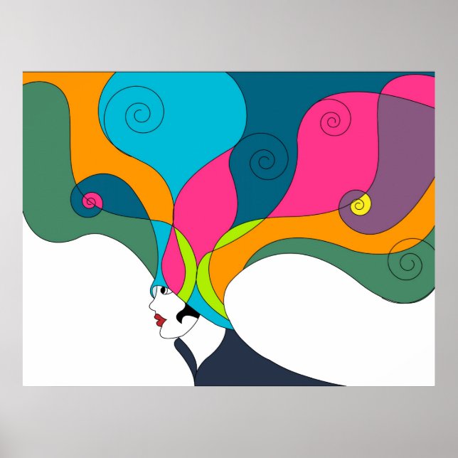 poster de moda vintage (Frente)