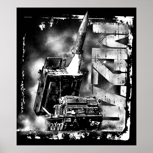 Poster de Modelo BK de papel posterpaper M270 MLRS (Frente)