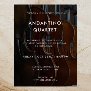 Poster de Modelo de Foto do Modern Music Concert