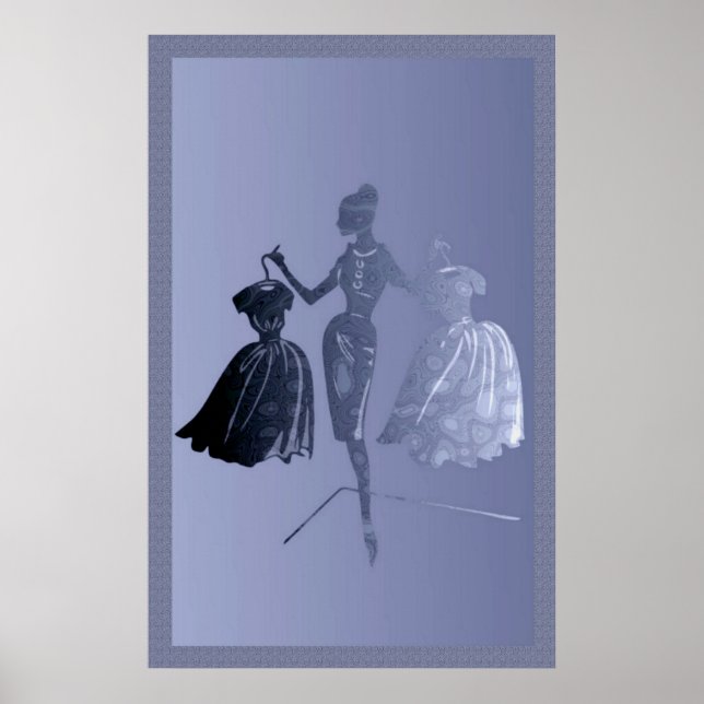 Poster de modelo de moda (Frente)