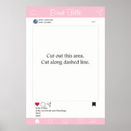 Pôster de Moldura de Adereços para Fotografia Desi