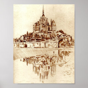 Poster de Monastary do Saint Michel de Mont