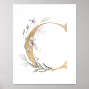 Poster de Monograma - Letra C