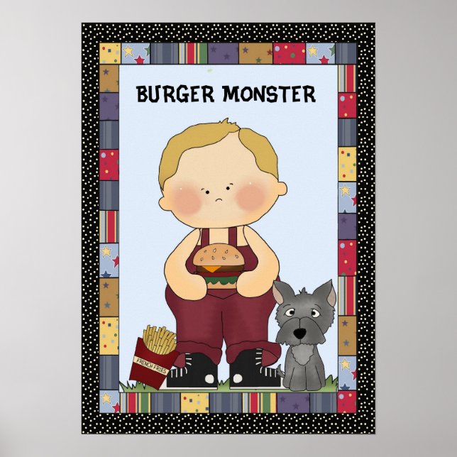 Poster de Monstro Burger (Frente)