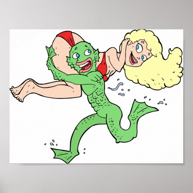 Poster de Monstro do Swamp (Frente)