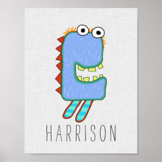 Poster de Monstro Personalizado