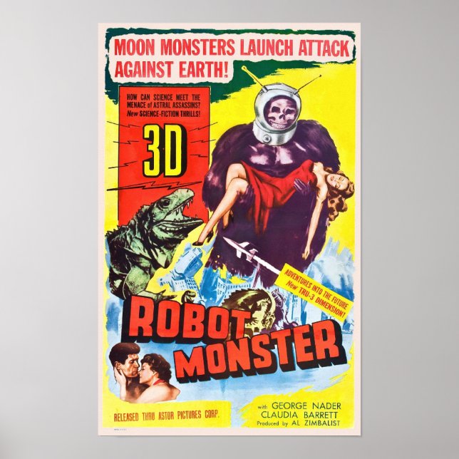 Poster de Monstro Robot (Frente)