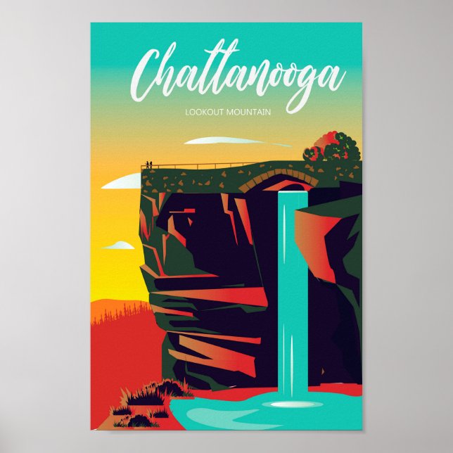 poster de montanha de vigia chattanooga (Frente)