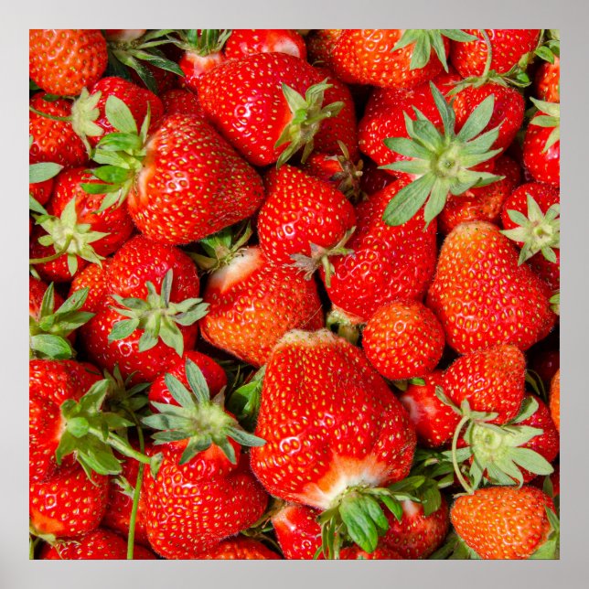 Poster de morango (Frente)