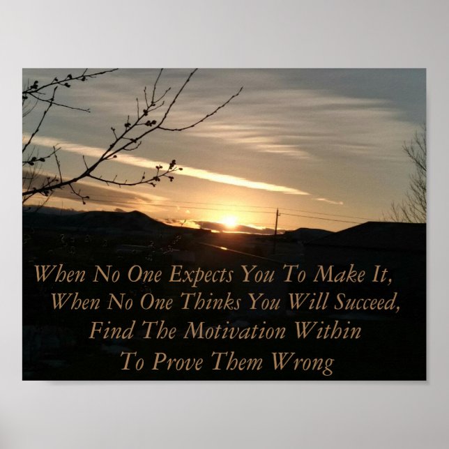 Poster de Motivação (Frente)