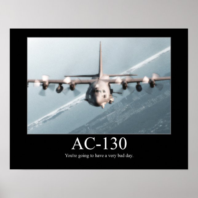 POSTER de Motivação AC-130 (Frente)