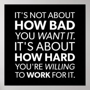 Poster de Motivação de Trabalho