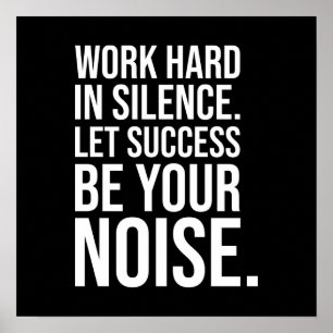 Poster de Motivação de Trabalho