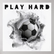 Poster de Motivação do Futebol de futebol